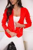 2023 Blazer Court for Spring Women Coats Solid Color Blazers for Women Clothing with Zipper Pocket Women's Suits