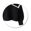 2023 Preppy Style Japanese Lolita Sweaters Women Lapel Collar Loose Black Pullover Y2K Ladies Long Sleeve Casual Kawaii Sweaters