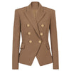 2023 Spring And Autumn Europe And America High End Simple Temperament Commuter Women's Small Suit Top Coat