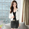 2023 Spring And Autumn Self-cultivation One Buckle Short Suit Jacket Women Blazer Small Fragrance Style Clothing Women Coat