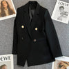 2023 Spring Autumn Blazer Office Lady Casual Loose Suit Coat Women's Green/Black/Beige Chic Blazer Coat Ladies Solid Small Suits