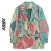 2023 Spring Autumn Trend Blazer Women Loose Printing Temperament Lapel Long Sleeve Tie Dye Coat Female