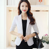 2023 Spring Autumn Women Slim Blazer Coat Plus Size Casual Jacket Long Sleeve One Button Suit Lady Blazers Office Work Wear Tops