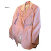 2023 Spring Clothes Heavy Industry Velvet Pink Blazer Coat Women Fashionable Stitching Suit Tops Vintage Office Outerwear Female