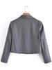 2023 Spring Double breasted Women blazer suit Long sleeve Female Crop jacket Coat Fall Ladies Clothing Sexy INKEO 2O001