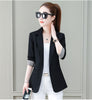 2023 Spring Women Blazer Office Ladies Work Suit Pockets Jackets Coat One Button Thin Blazers Female Casual Chic Tops