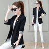 2023 Spring Women Blazer Office Ladies Work Suit Pockets Jackets Coat One Button Thin Blazers Female Casual Chic Tops