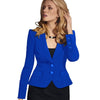 2023 Spring Elegant Blazers Feminino Women Long Sleeve Casual Blazer Notched Collar Coat Short Jackets Female Outerwear R899