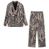 2023 Spring Women Animal Print Women Suit Blazer + Pants