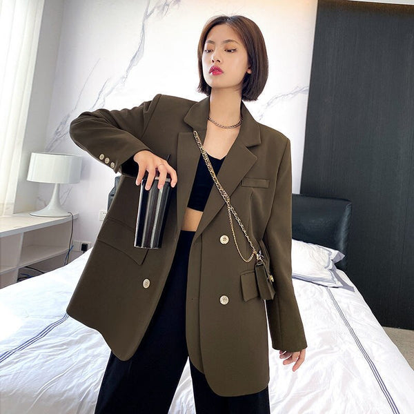 2023 Spring Suit Women's Jackets For Female Coat Basic Korean Jacket Blazer Set Women Tops Suits Ladies Blazers Harajuku Elegant