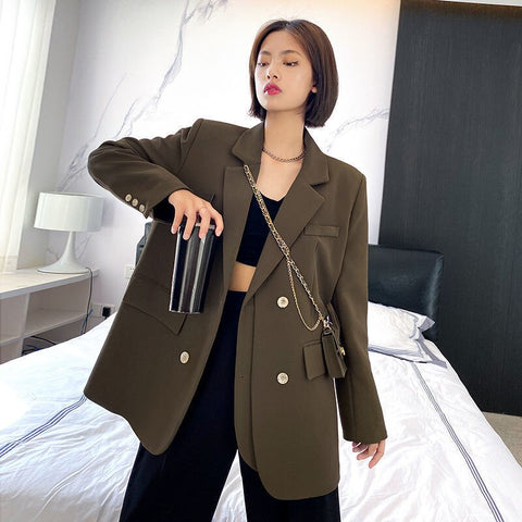 2023 Spring Suit Women's Jackets For Female Coat Basic Korean Jacket Blazer Set Women Tops Suits Ladies Blazers Harajuku Elegant