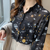 2023 Spring Summer Women's chiffon Blouses chic printing ladies shirts Long Sleeve Shirts Tops Blusas Mujer