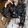 2023 Spring Summer Women's chiffon Blouses chic printing ladies shirts Long Sleeve Shirts Tops Blusas Mujer