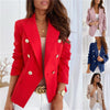 2023 Spring Women's Blazer Red Coat Long Sleeve Casual Female Blazers Elegant Autumn Formal Office Ladies Jacket