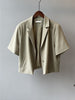 2023 Summer Loose Sweet Thin Fabric Single-breasted Short Sleeve Blazers for Women Girl Outwear Ladies Short Jackets