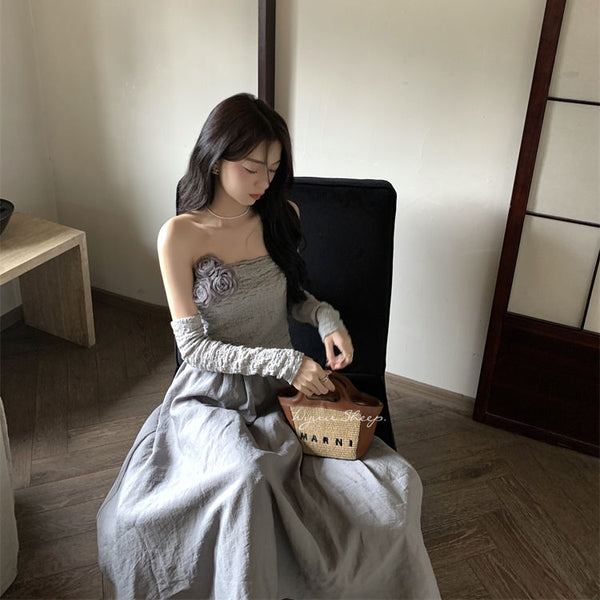 2023 Summer Light  Suit Skirt Top Skirt Suit Skirt Boutique Clothing Simple Style Teenage Girls Clothing