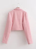 2023 Summer Women's Suit Jacket Short Style Simple Classic Spring Long Sleeve Elegant Office Ladies High Street