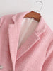 2023 Summer Women's Suit Jacket Short Style Simple Classic Spring Long Sleeve Elegant Office Ladies High Street
