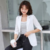 2023 Summer White Blazer Mujer Pure Color Women's Jacket Korean Small Business Suit Slim Thin Casual Coat Блейзеры