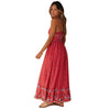 2023 Summer Women Sexy V Neck Floral Print Bohemia Long Dress  Off Shoulder Strap Beach Maxi Dress Casual Sundress