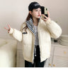 2023 Winter Down Padded Jacket Women Loose Stand-up Collar Short Padded Jacket Tide Thickened Bread Jacket