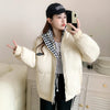 2023 Winter Down Padded Jacket Women Loose Stand-up Collar Short Padded Jacket Tide Thickened Bread Jacket
