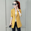 2023 Women Blazer Jacket Black Casual Suit Spring Jacket Single Button Office Jacket Business Outwear Ladies Suit Female Tops
