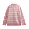 2023 Women Knitted Cardigan Loose Single Breasted Student Knitwear V-neck Korean Oversized Cardigan Winter Plaid Print Sweaters
