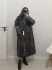 2023 Women's Solid Color Loose Jacket Coat Long Sleeve Double Breasted Pocket Lapel Long Commuter Office Worker Casual