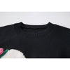 2023 Women's Heart Rose Oversize Y2k Sweater Tops Long Sleeve Kawaii Jumper Autumn Pullover Korean Knitted Coat Vintage Clothing