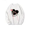 2023 Women's Heart Rose Oversize Y2k Sweater Tops Long Sleeve Kawaii Jumper Autumn Pullover Korean Knitted Coat Vintage Clothing