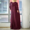 2023 ZANZEA Women Sundress  Hooded Maxi Dress Vintage Cotton Linen Dress Female Casual Vestidos Long Sleeve Robe