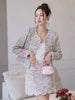 2023 autumn and winter women's clothing styles Round Neck Tweed Suit 1017
