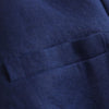 2023 autumn temperament women's solid color all-match linen double-breasted suit jacket