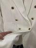 2023 autumn women's temperament double-breasted metal buckle solid color slim fit suit jacket