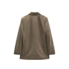 2023 autumn women's high-quality temperament lapel loose slim double-breasted casual suit jacket