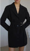 2023 autumn women black blazer dress belted blazer dresses
