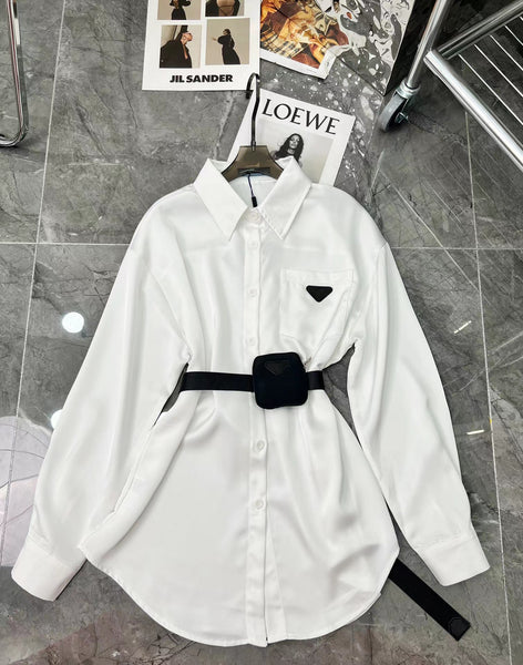 2023 spring and summer top brand P fanny pack shirts shirts jackets for women