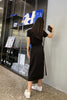 2023 summer brand leisure sports style small flying sleeve vest top short skirt age-reducing suit