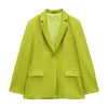 2023 summer women's clothing Versatile lapel long-sleeved straight blazer and stylish casual high-waisted skirt