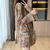 2023 women's spring and autumn suits small high-end design small tie-dye small suit jacket top