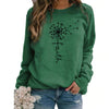 2023Sweatshirts Women Long Sleeve Top Autumn Stars Print O-neck Casual Female Sweatshirt Loose Hoodies Datura Letter