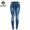 2086 Women`s Crossing Line Patchwork Plus Size Brand New Mid Low Waist Stretch Skinny Pants Jeans For Women Denim Jean