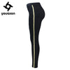 2151 New Arrived Black Jeans With Golden Side Stripe Woman Stretchy Denim Skinny Pencil Pants Trousers For Women