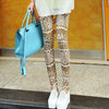 22 High Elastic Design Vintage Graffiti women Leggings Cross Skulls Totem Stripe Star Flag Letters Patterned Print Leggins
