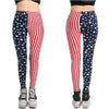 22 High Elastic Design Vintage Graffiti women Leggings Cross Skulls Totem Stripe Star Flag Letters Patterned Print Leggins