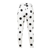 230 Women Jeans Trendy Polka Dot Elastic Slim Fit Streetwear White Zipper Pockets Hip Lifting Female Denim Pencil Pants