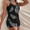 2Pcs Women Shorts Suit 2023 Summer Sexy Sleeveless Tank Top + Shorts Suit Feminino Femme Homewear Nightwear Women's Pajamas