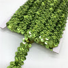 2yards 20mm Elastic Sequins Ribbon Lace Trim Sequin Sewing Fabric Ribbon For Dress Clothes Headdress Bridal Wedding Accessories