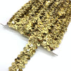 2yards 20mm Elastic Sequins Ribbon Lace Trim Sequin Sewing Fabric Ribbon For Dress Clothes Headdress Bridal Wedding Accessories
